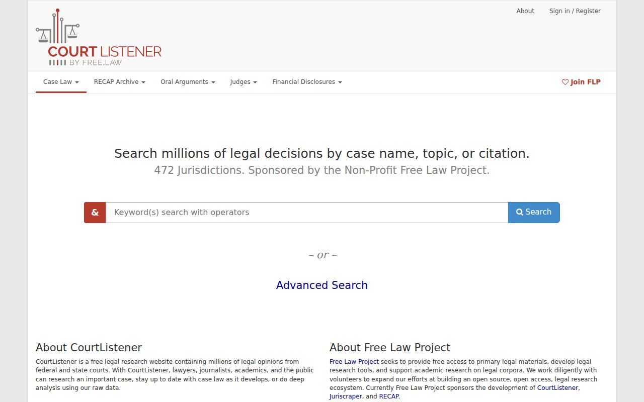 Avera court docket separate CourtListener RECAP federal source